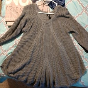 Agnes & Dora Cable Knit Sweater, L, FUC